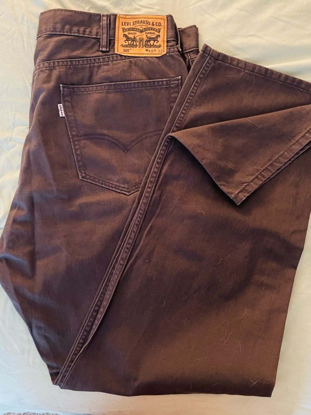 MENS Levi's 505 Classic Fit Jeans in Dark grey